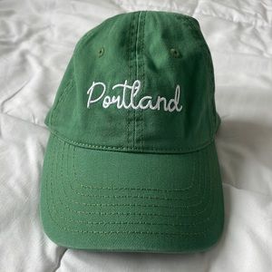 Portland green cap